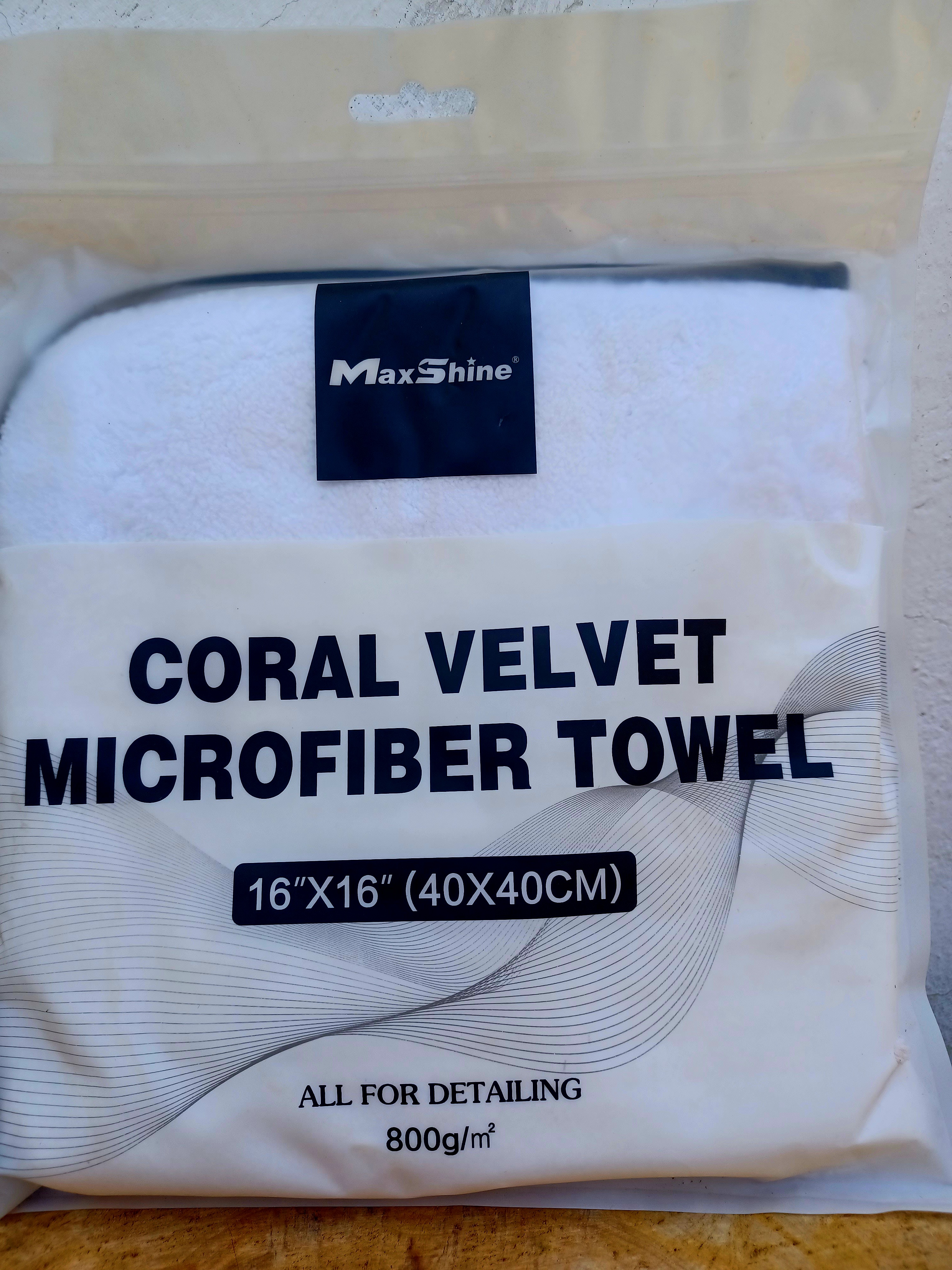 Plush Microfiber Towel (High GSM)